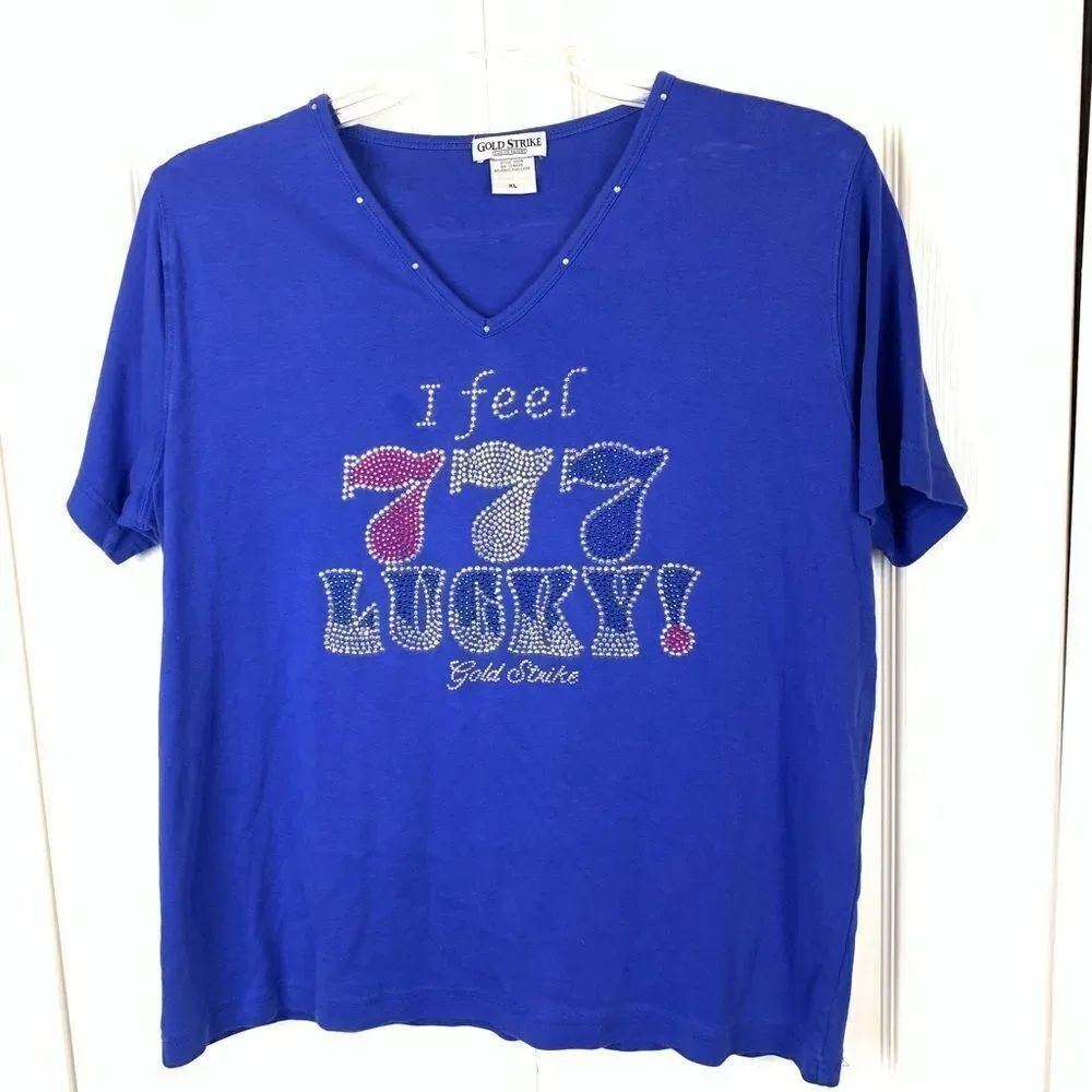Goldstrike Lucky 7 Embellished Tee‎
